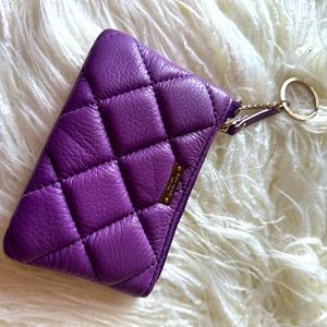 Purple Kate Spade Key Pouch